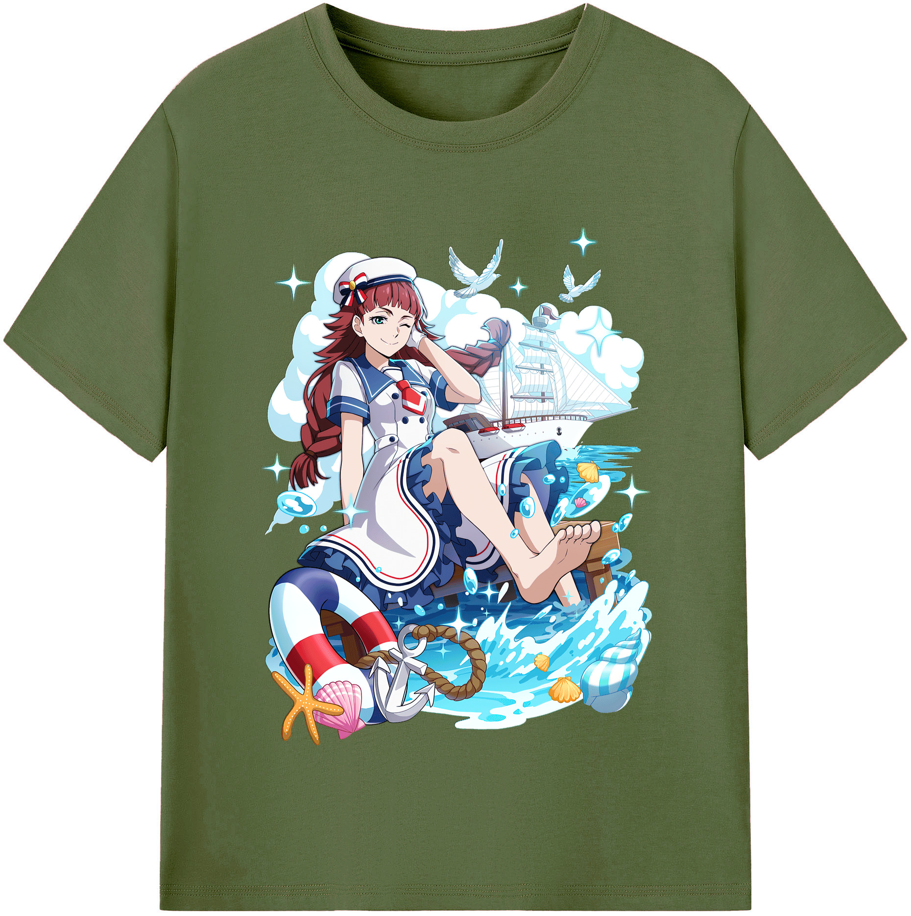 （画像用） 文豪ストレイドッグス Bungo Stray Dogs 綿100％半袖Tシャツ（フロントプリント）